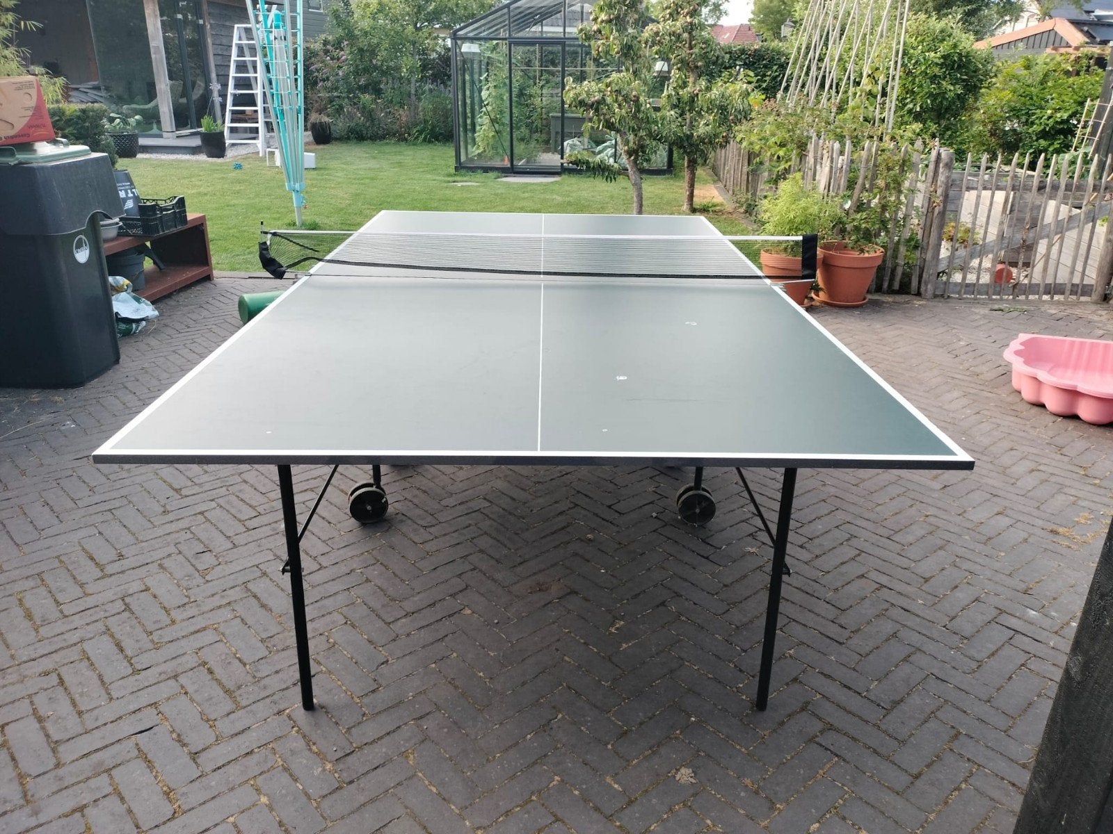 tafeltennistafel sponeta, Sport en Fitness, Tafeltennis, Ophalen, Gebruikt, Tafel Indoor
