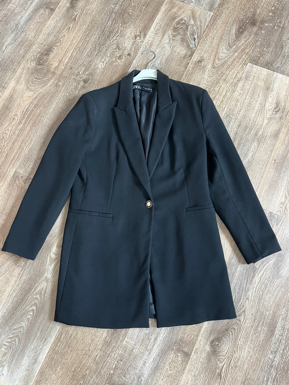 Blazer dames zara zwarte blazer, Zwart, Maat 46/48 (XL) of groter, Ophalen of Verzenden, Zo goed als nieuw