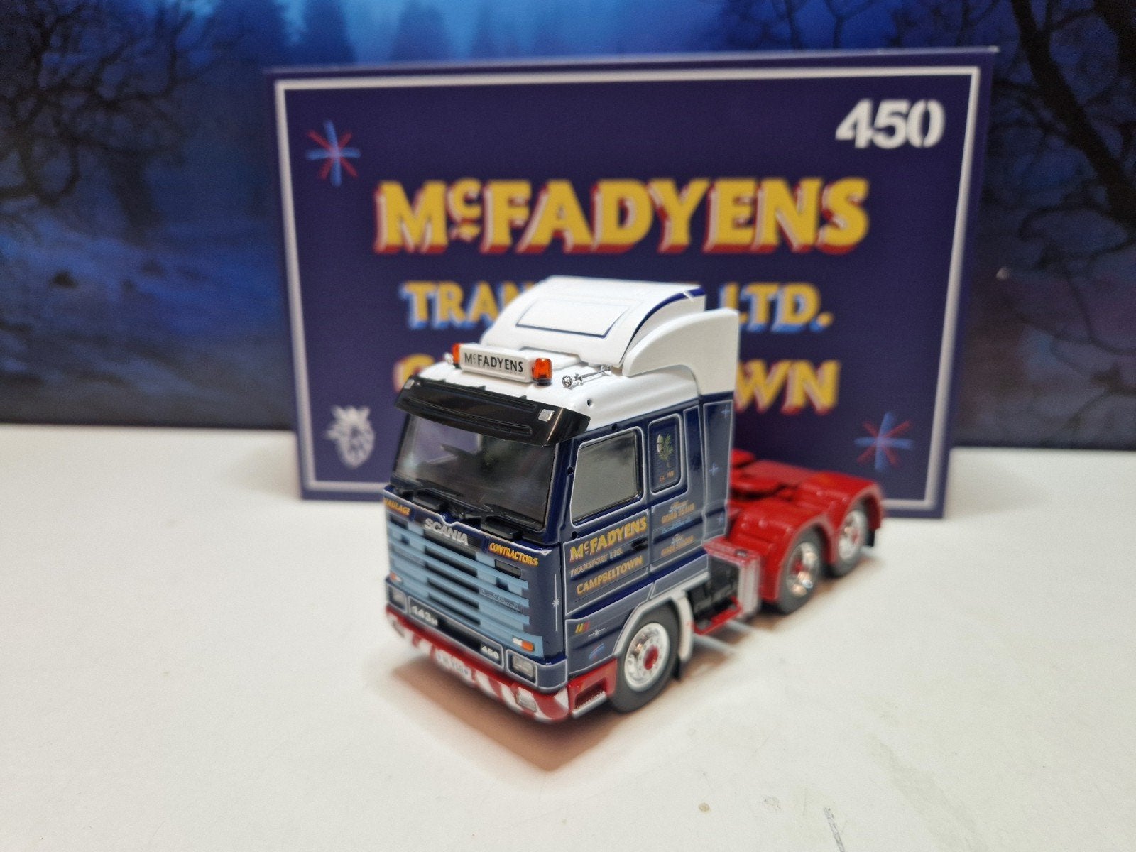 Tekno Scania 143 streamline
Mc fadyens, Nieuw, Jobo-models, Jobo.models@gmail.com, Ophalen of Verzenden