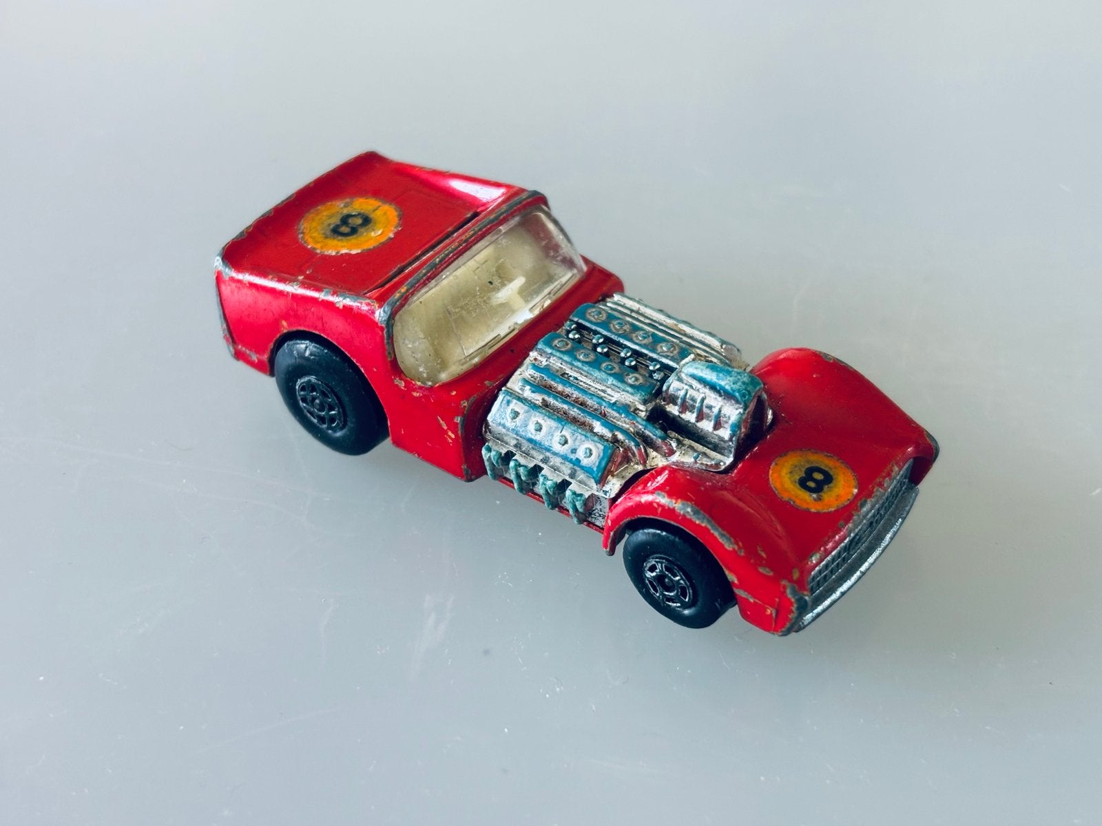 Matchbox Superfast No. 19 Road Dragster uit 1970, Ophalen of Verzenden, Gebruikt