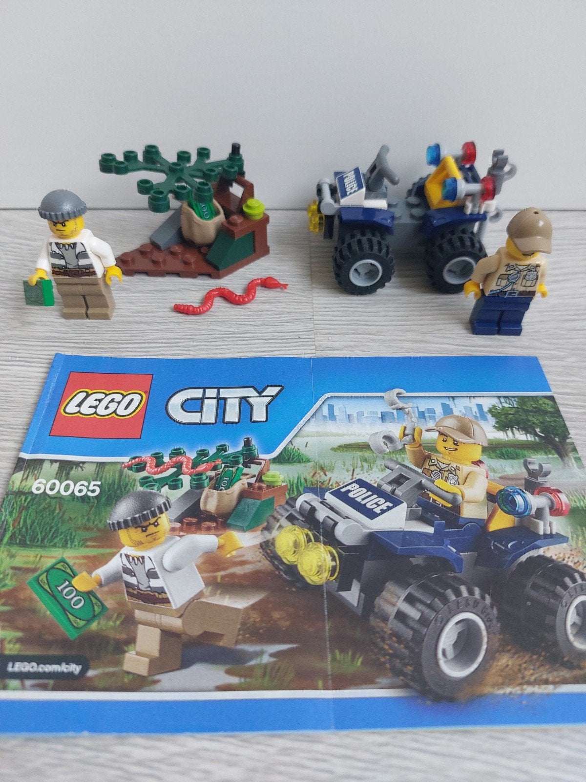 Lego City 60065 ATV Patrol! Compleet!!, Kinderen en Baby's, Speelgoed | Duplo en Lego, City, Lego, Ophalen of Verzenden, Zo goed als nieuw