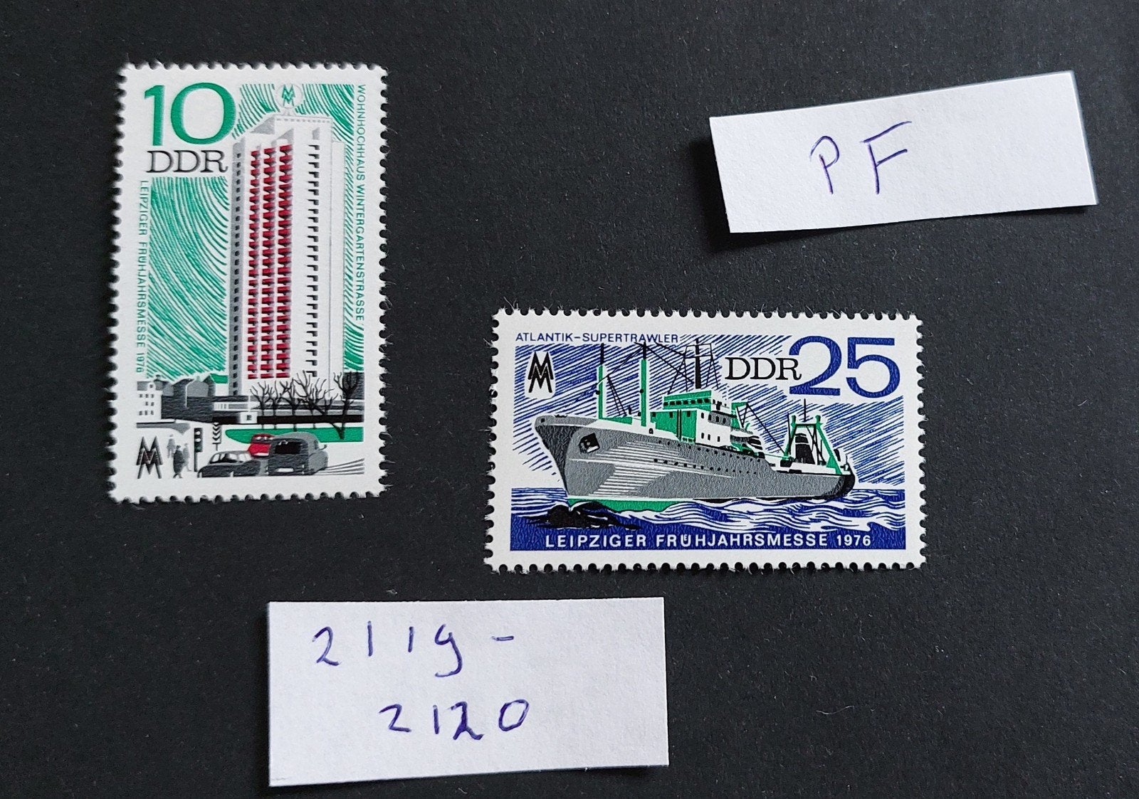 DDR Postzegels 2119-2120, Postzegels en Munten, Postzegels | Europa | Duitsland, Ophalen of Verzenden, DDR, Postfris