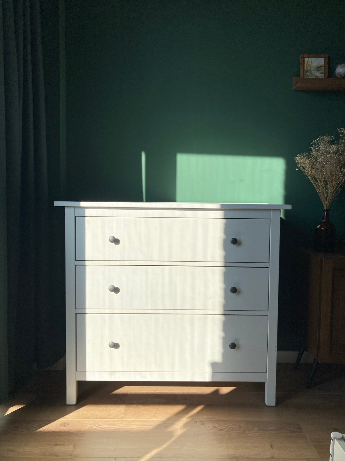 Ikea hemnes 3 ladekast wit, Huis en Inrichting, Ophalen, Gebruikt, 50 tot 100 cm, Met lade(s)