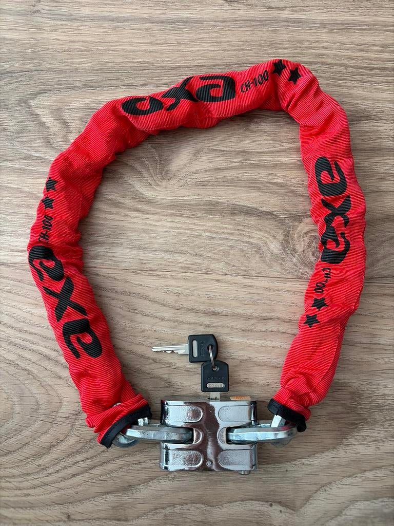 AXA CH-100 Kettingslot met ART 2 Keurmerk, Ophalen, Nieuw, Kettingslot
