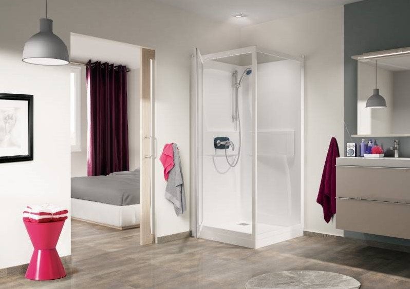 Kinedo Kineprime douchecabine 80x80x200, Ophalen, Gebruikt, Glas, Douche