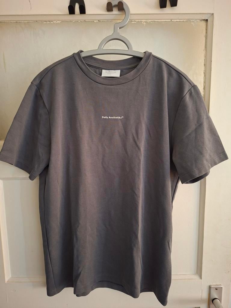 Daily Aesthetikz maat S grijs t-shirt., Kleding | Heren, T-shirts, Ophalen of Verzenden, Zo goed als nieuw, Grijs