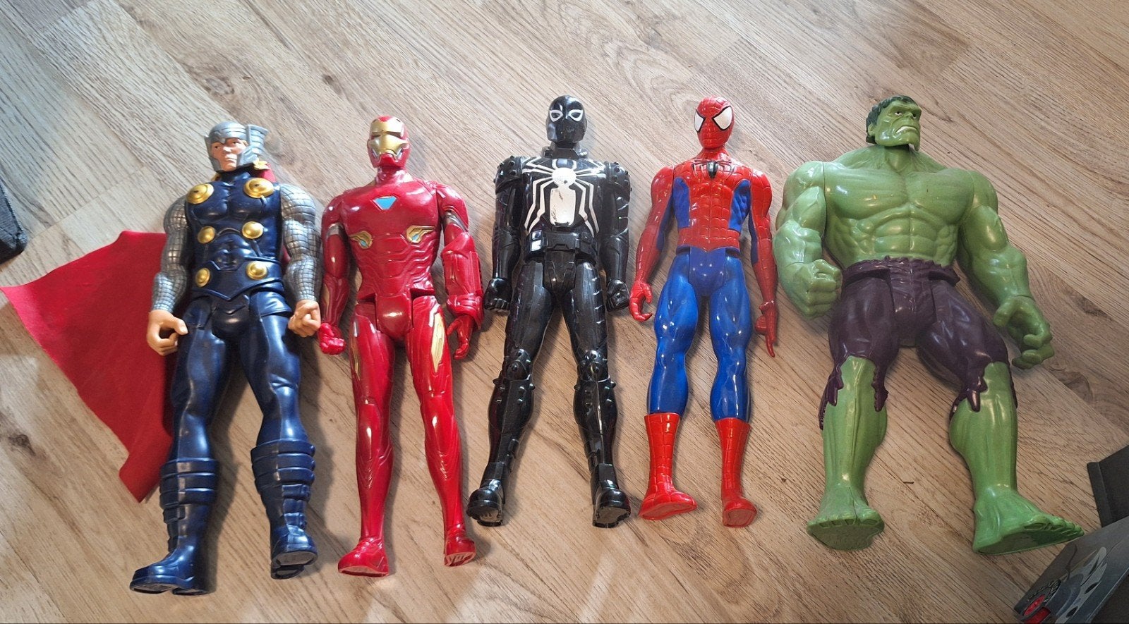 5 Marvel actiefiguren: Thor, Iron Man, Spider-Man, Hulk, Kinderen en Baby's, Speelgoed | Actiefiguren, Ophalen