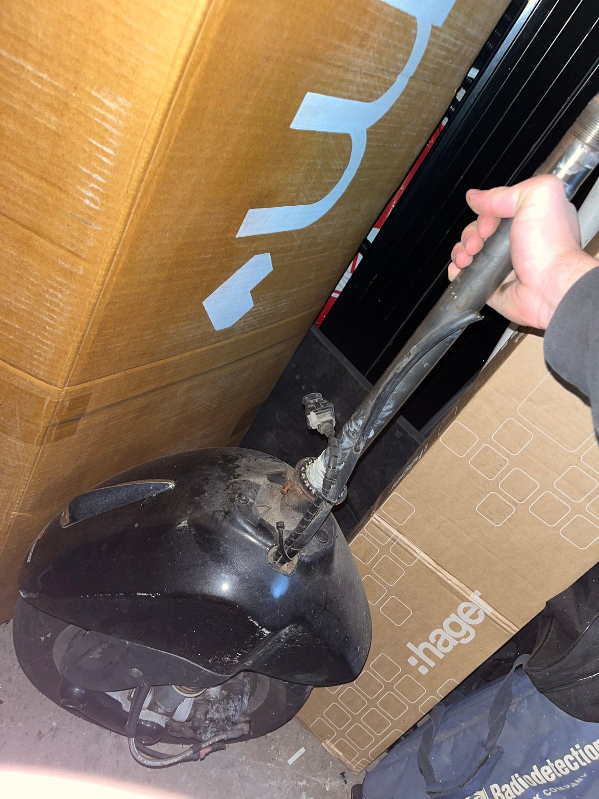 Voorvork vespa sprint/primavera recht, Ophalen, Gebruikt, Overige typen, Overige merken