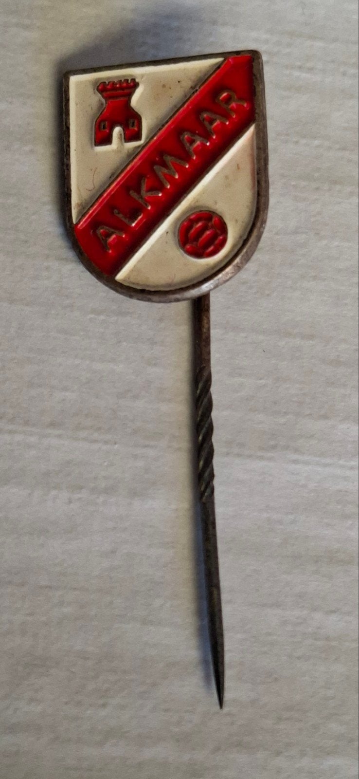 Vintage Speldje Alkmaar, Ophalen of Verzenden, Gebruikt, Sport