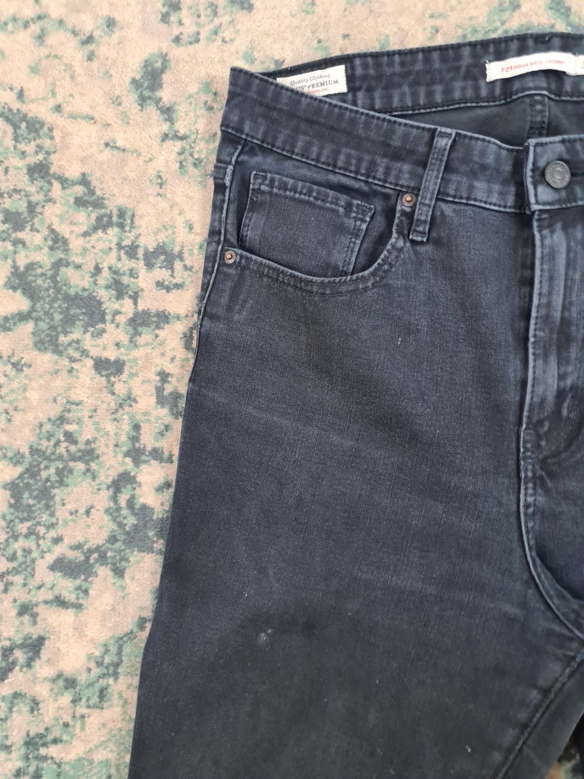 Levi's 721 high rise skinny W31 L30 Dames Tulsi3130 Zwart, Zwart, Ophalen of Verzenden, Zo goed als nieuw, W30 - W32 (confectie 38/40)