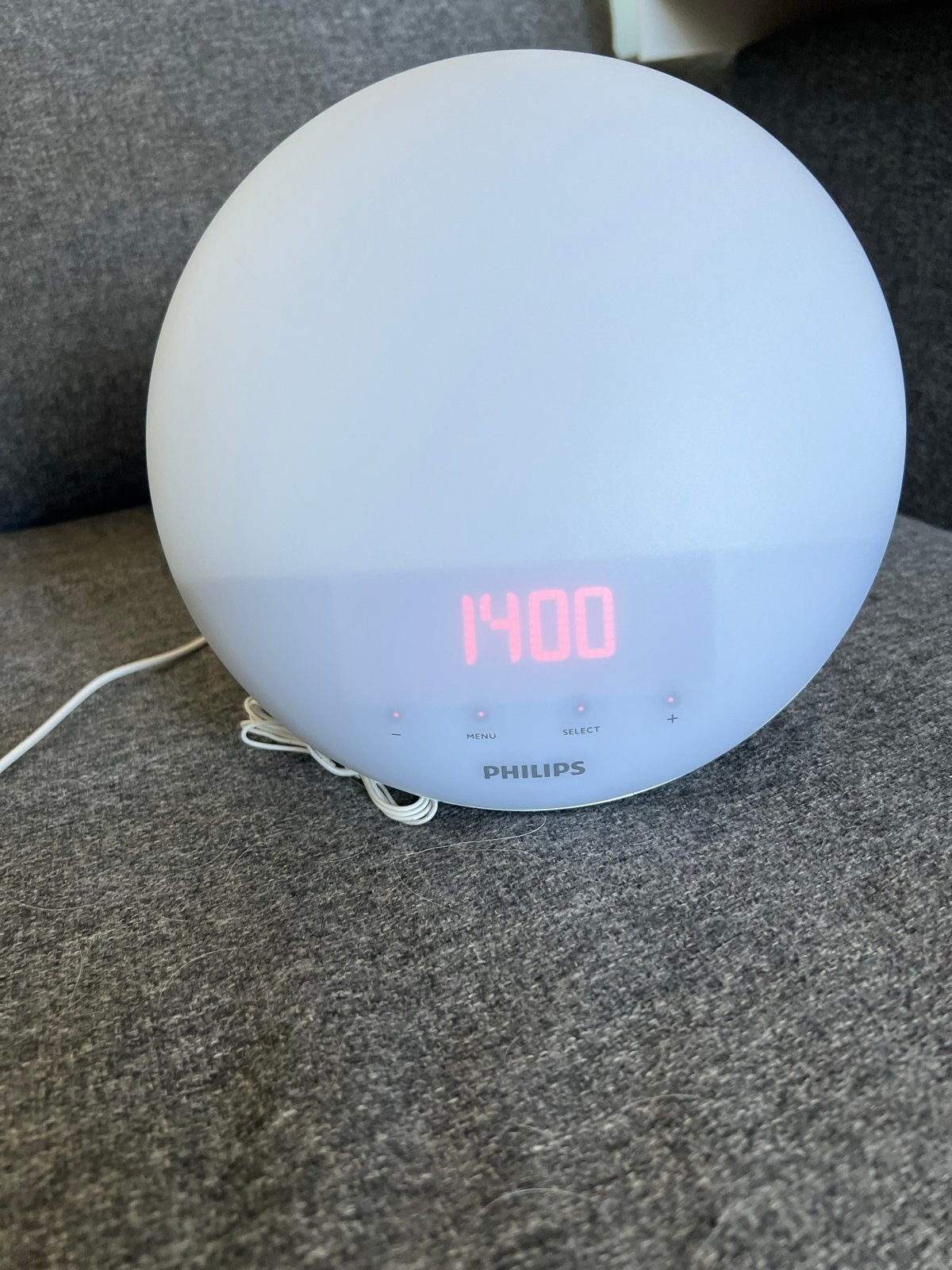 Philips Wake-up Light HF3531 - Wekker met lichtsimulatie, Witgoed en Apparatuur, Wekkers, Ophalen of Verzenden, Gebruikt, Digitaal