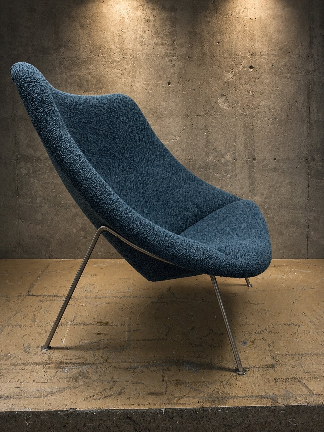 Vintage Artifort Oyster Fauteuil - Nieuw gestoffeerd, Ophalen of Verzenden