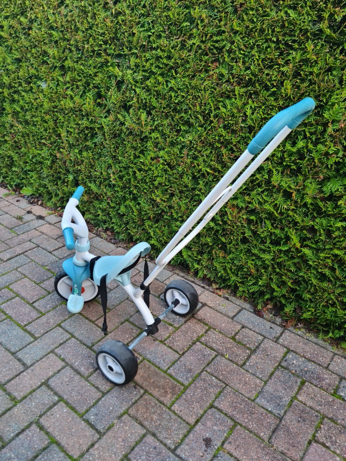 Smoby driewieler met duwstang, Ophalen