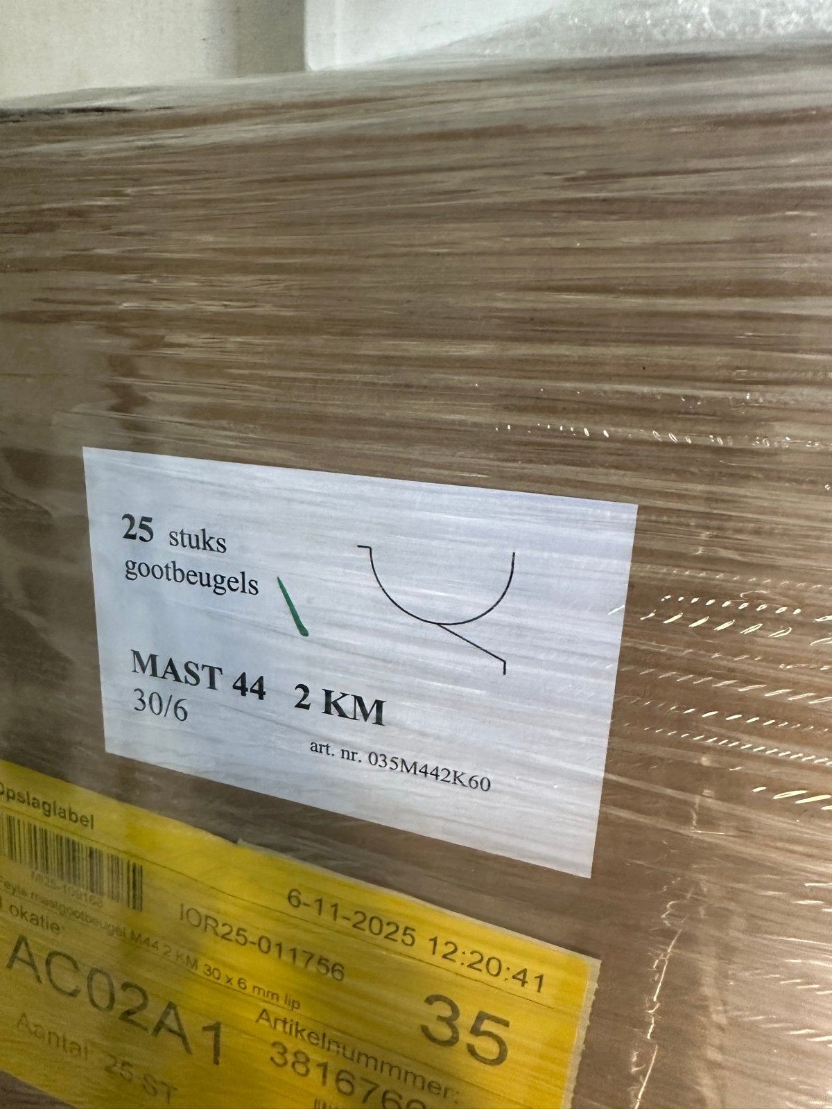 Partij Mastgoot beugels 100 stuks (per 25 of alles), Ophalen of Verzenden, Nieuw