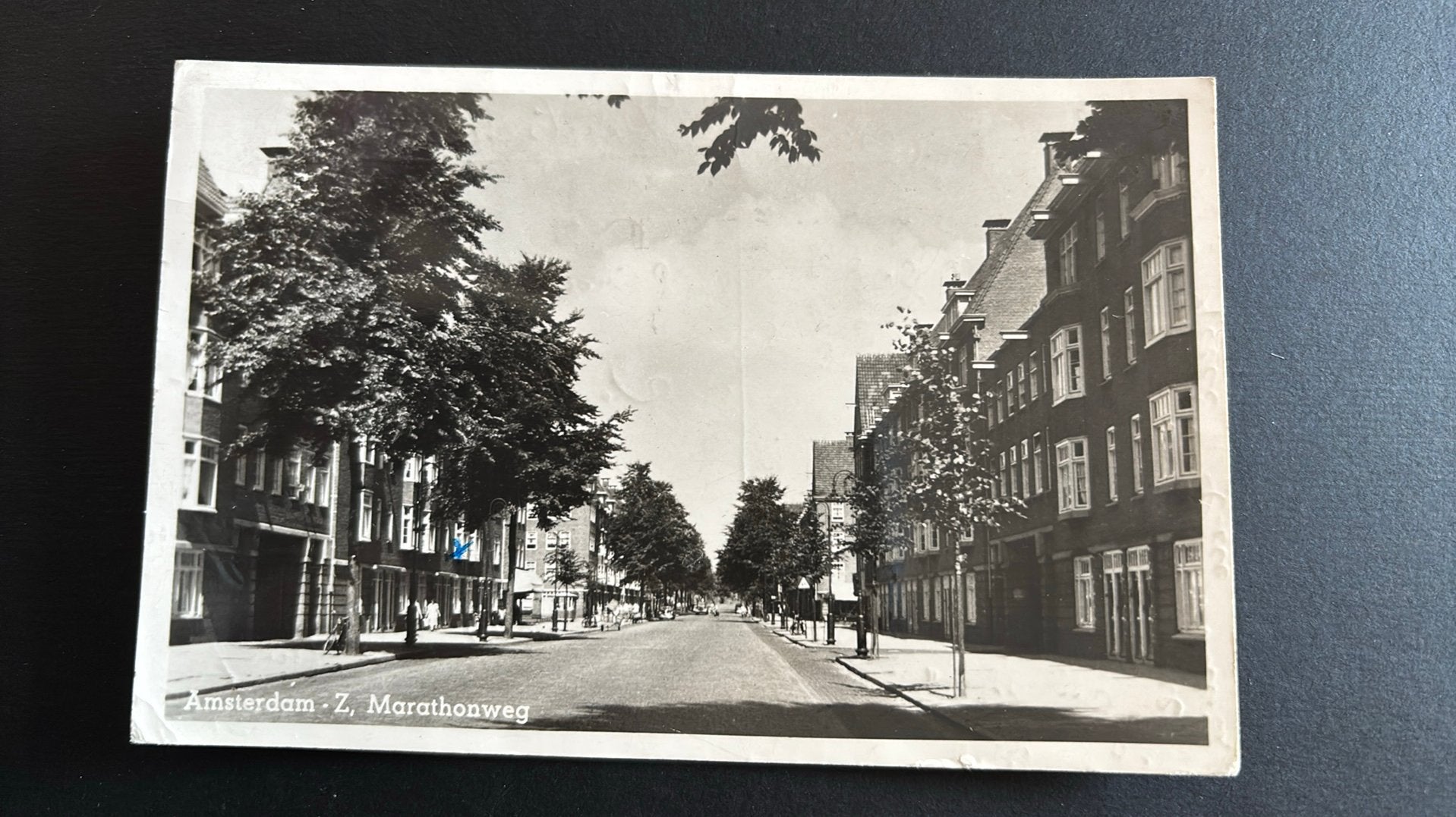 Amsterdam Zuid 1955 Marathonweg, Verzenden, 1940 tot 1960, Gelopen, Noord-Holland
