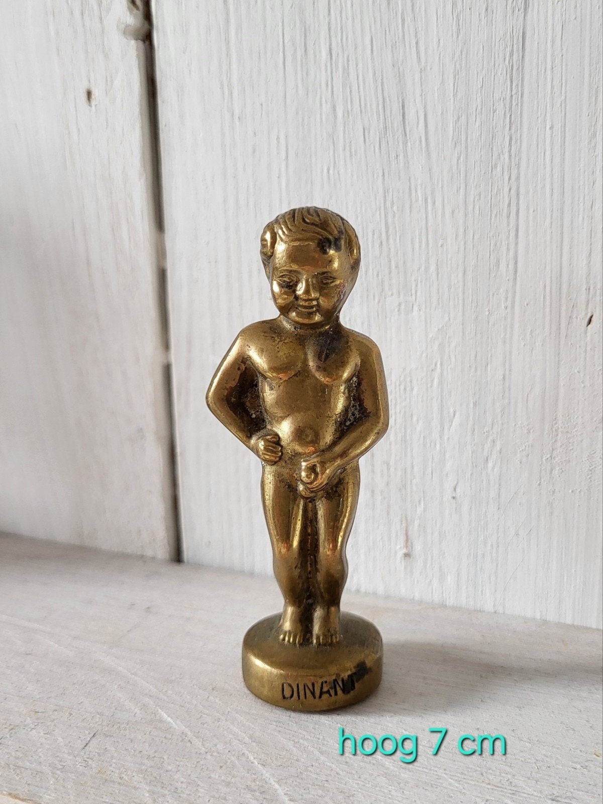 Koperen "manneke pis", Antiek en Kunst, Ophalen of Verzenden