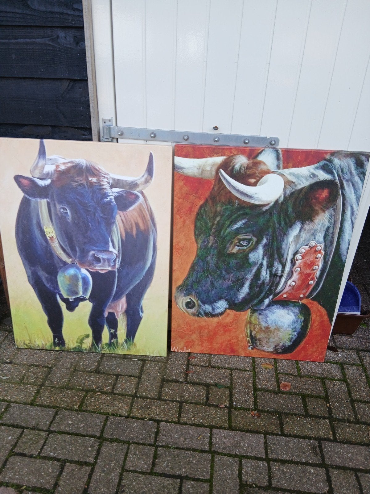 aangeboden zeer mooie schilderijen, Ophalen