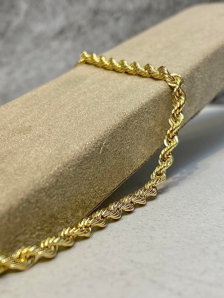 14k Gouden Rope Armband, Ophalen of Verzenden, Nieuw, Goud