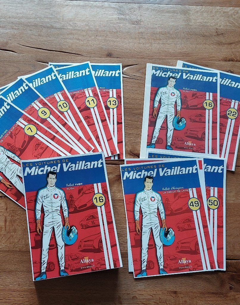 STRIP Altaya Michel Vaillant autocollectieboekjes kleurkopie, Eén stripboek, Ophalen of Verzenden, Zo goed als nieuw, Jean Graton