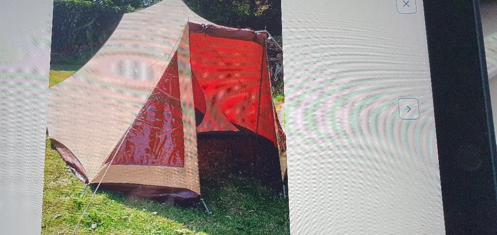Retro tent 2 persoons, Ophalen, Gebruikt, Tot en met 2
