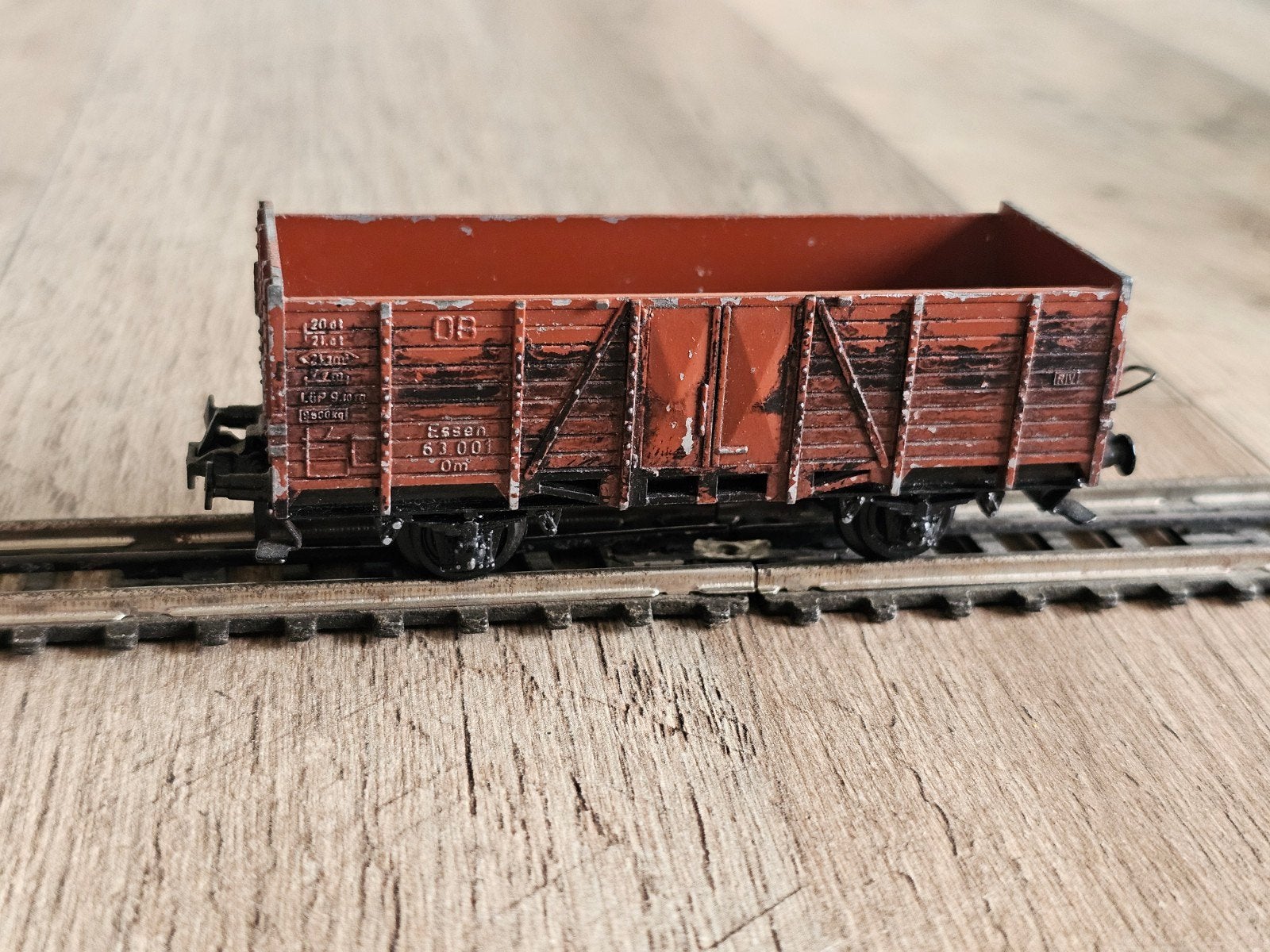 Trix Express H0 metalen wagon DB, Hobby en Vrije tijd, Ophalen of Verzenden, Gebruikt, Wagon, Trix