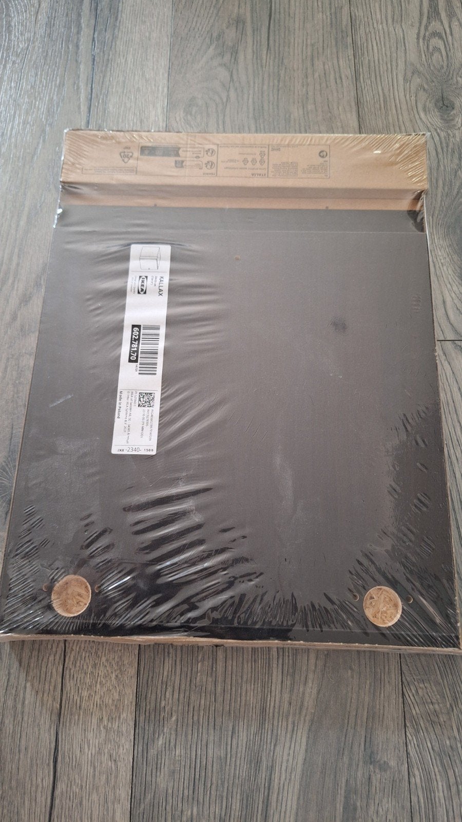 IKEA Kallax Kastdeurtje Zwartbruin 33x33cm (Nieuw), Ophalen, Nieuw