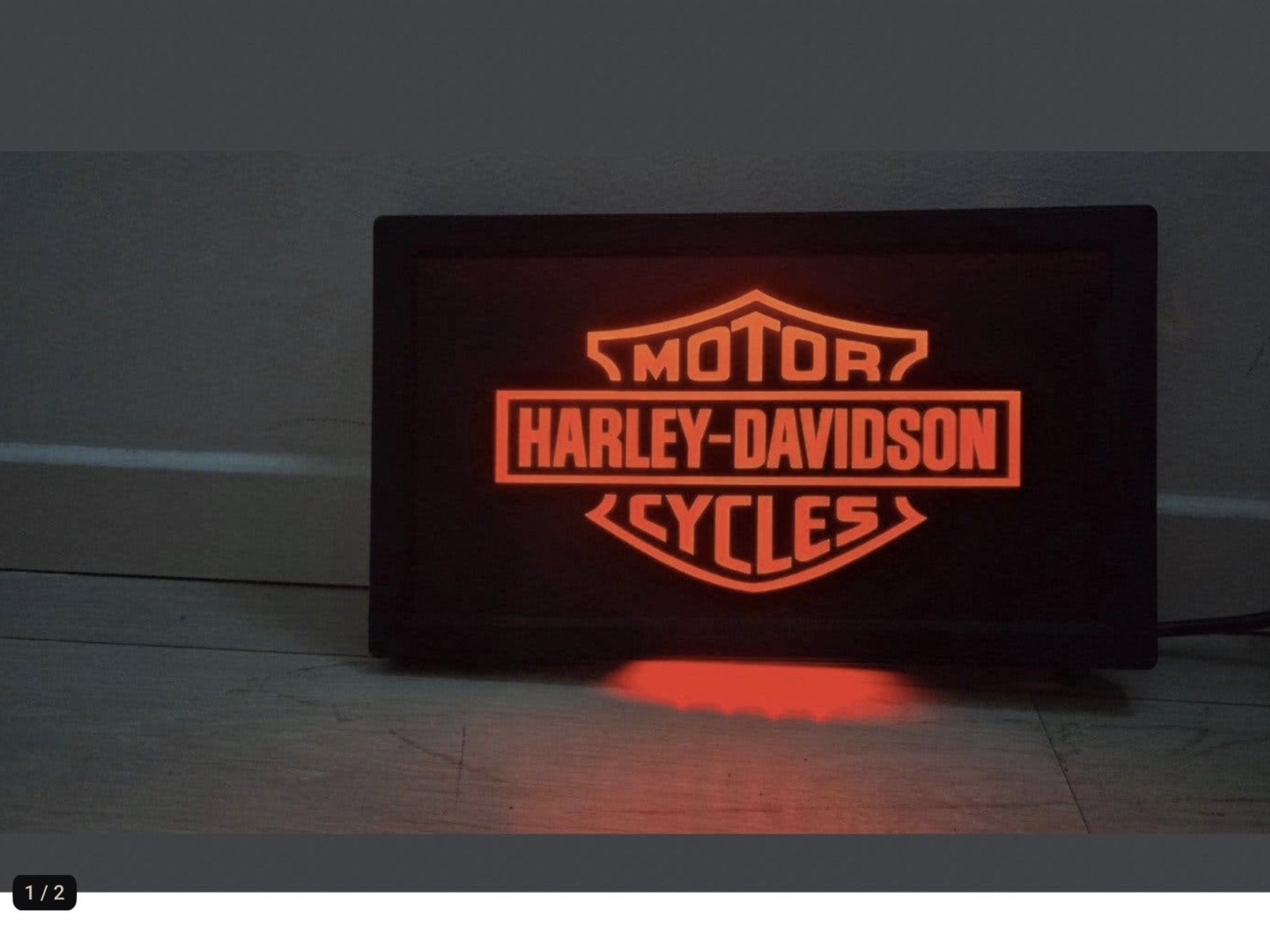 Harley Davidson Neon/Led Verlichting Bord Nieuw !! €25,-, Ophalen, Nieuw