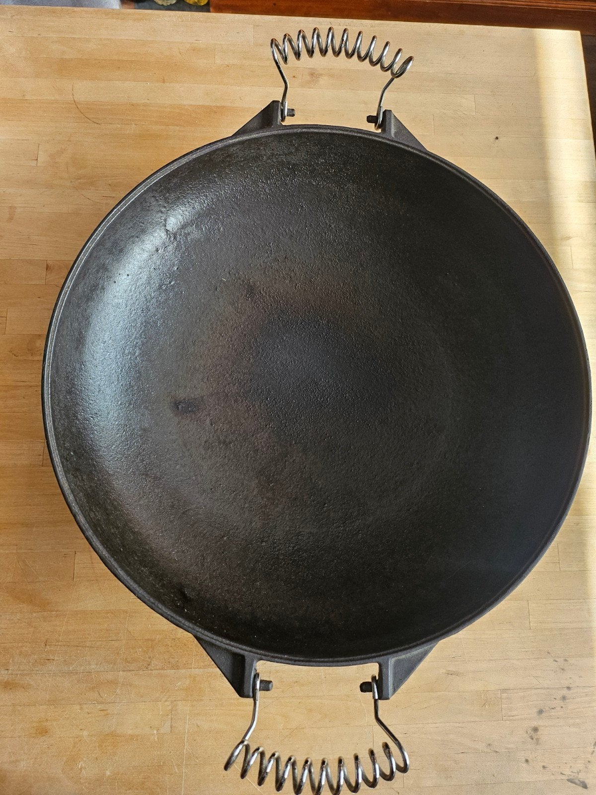 gietijzeren wok outdoorchef 34 cm, Tuin en Terras, Ophalen of Verzenden, Gebruikt