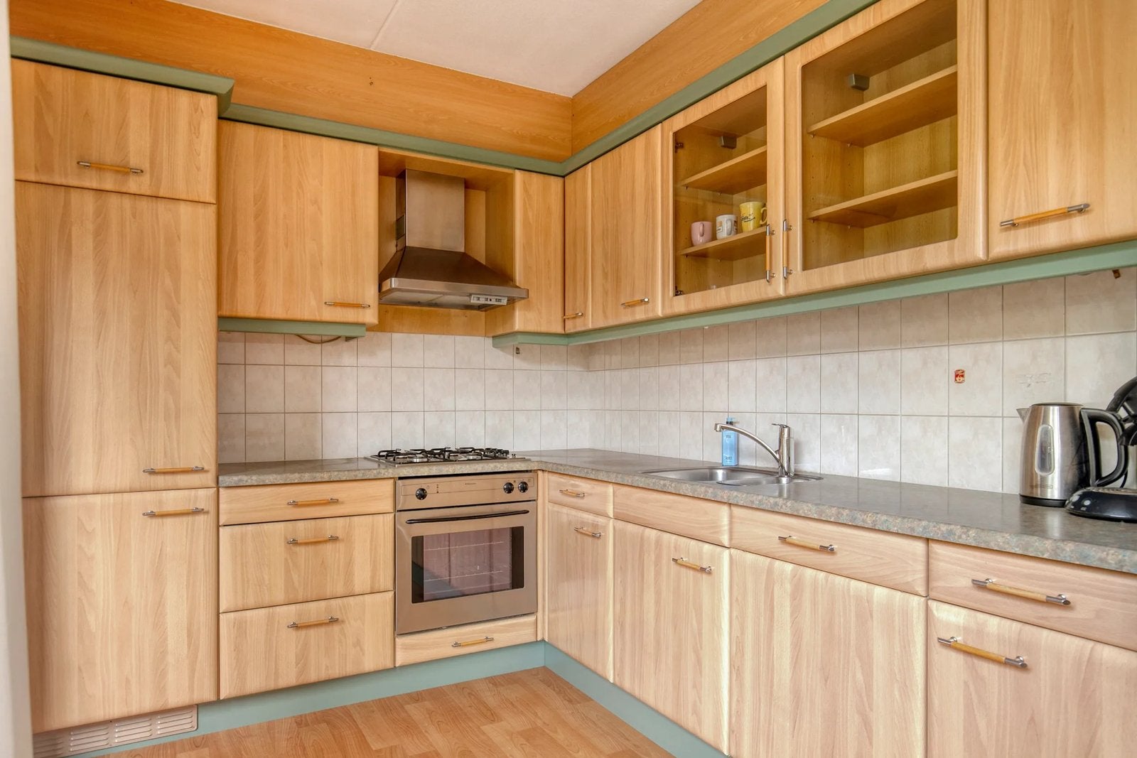 Complete keuken, Huis en Inrichting, Keuken | Complete keukens, Ophalen, Zo goed als nieuw, Hoekkeuken