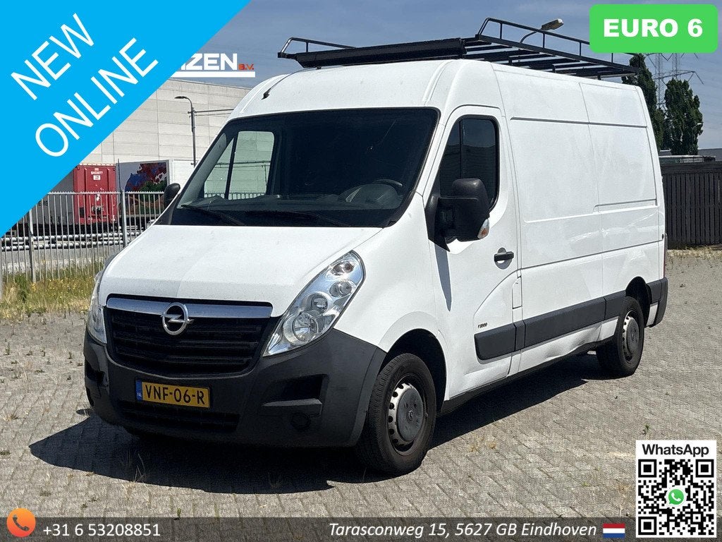 Opel Movano 2.3 CDTI L2H2 | € 6.350,- NETTO! | Euro 6 | Bi, Stof, Gebruikt, 4 cilinders, Parkeersensor