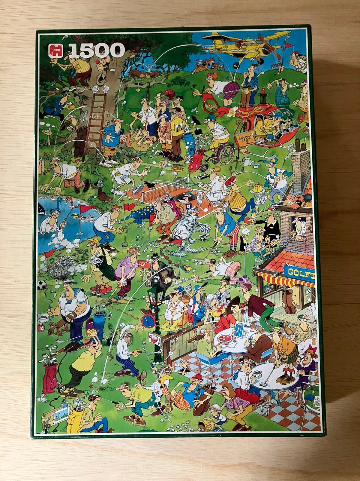 Jan van Haasteren - Golf, Ophalen of Verzenden, 500 t/m 1500 stukjes, Gebruikt, Legpuzzel