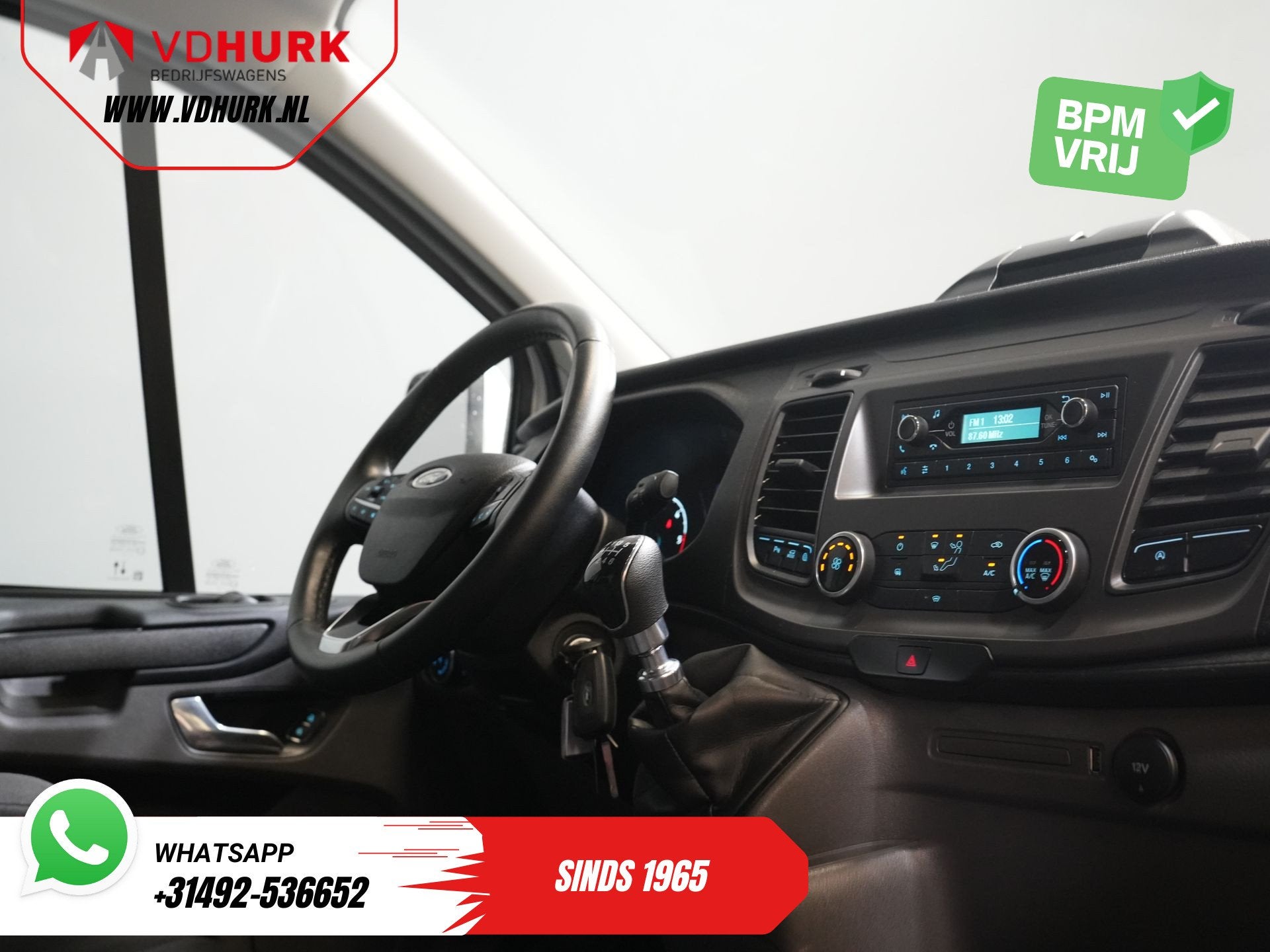 Ford Transit Custom 2.0 TDCI 130 pk L2 (DEMO) 2.8t Trekverm/, Auto's, Bestelauto's, Voorwielaandrijving, 1995 cc, 4 cilinders
