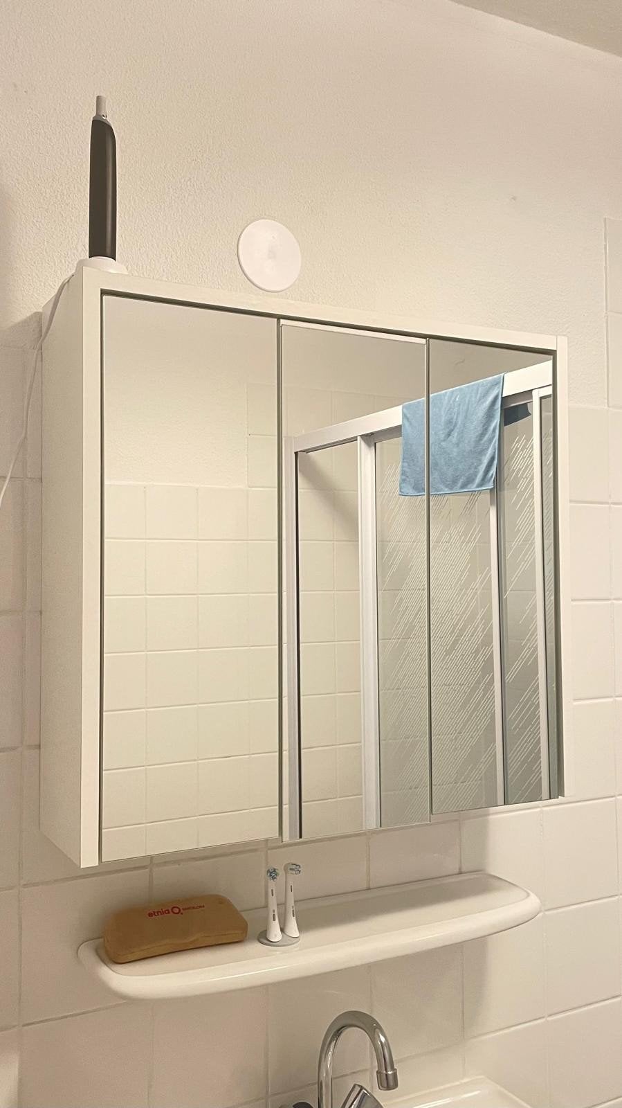 Kastje met Spiegel bv voor op de badkamer GRATIS, Ophalen, Minder dan 50 cm, Spiegelkast, Minder dan 25 cm