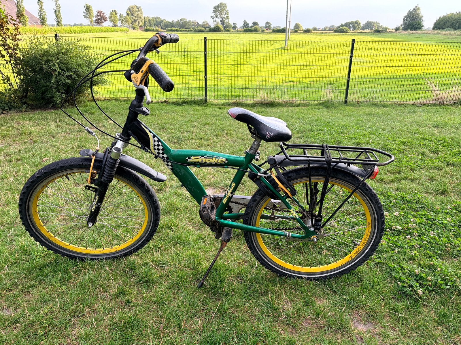 Jongensfiets Batavus Snake 22 inch, Fietsen en Brommers, Ophalen, 22 inch, Gebruikt, Velgrem