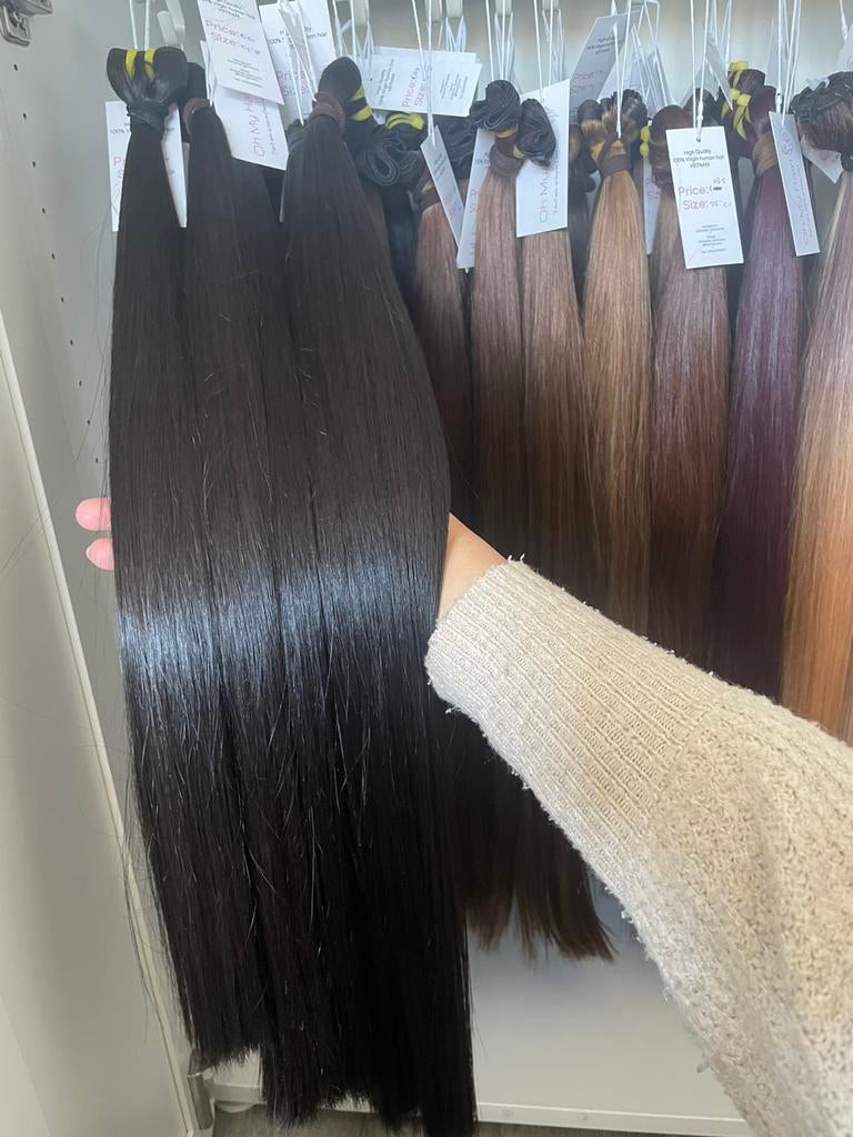 TOP kwaliteit vietnam hair weave extensions 100% human hair, Sieraden, Tassen en Uiterlijk, Uiterlijk | Haarverzorging, Vietnam
