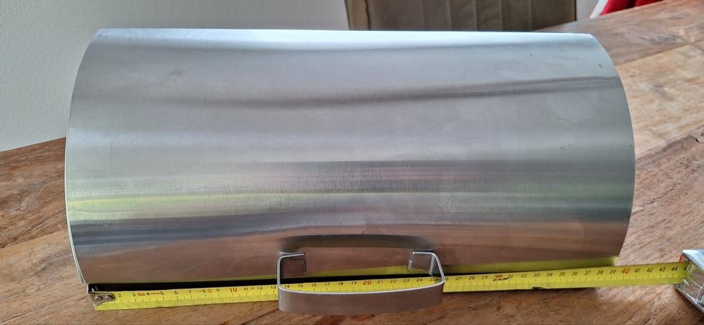 IKEA RVS broodtrommel, Gebruikt, IKEA, Zilver, Ophalen of Verzenden