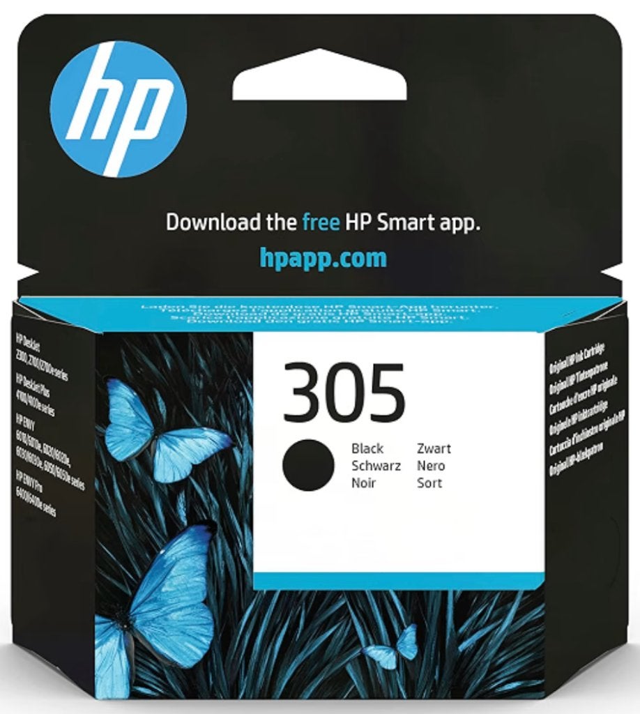 HP 305 Inktcartridge Zwart, Standaard Capaciteit - origineel, Verzenden, Nieuw