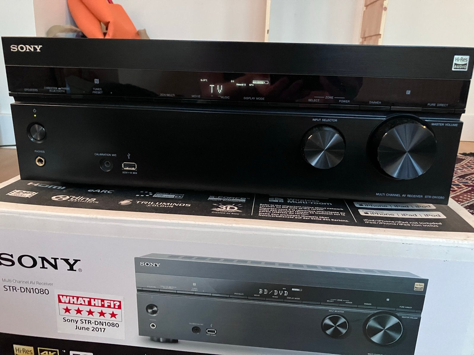 Sony STR-DN1080 7.2-kanaals AV-receiver met 4K HDR, Ophalen, Zo goed als nieuw, Sony, 120 watt of meer