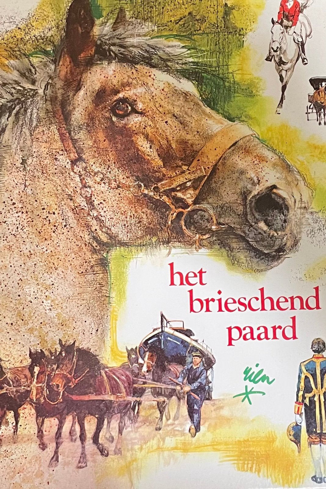 Het brieschend paard van Rien Poortvliet, Ophalen of Verzenden, Zo goed als nieuw