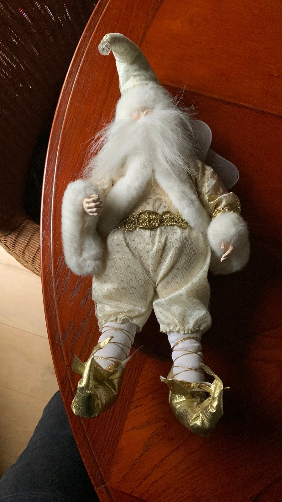 HELE LEUKE VINTAGE KERSTMAN/KABOUTER MET VLEUGELS, Ophalen of Verzenden, Gebruikt, Overige typen