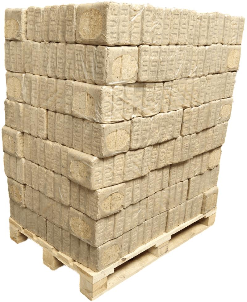 RUF hout briketten - naaldhout - 10kg per pak - 96 pakken, Tuin en Terras, Haardhout, Blokken, Minder dan 3 m³, Ophalen of Verzenden