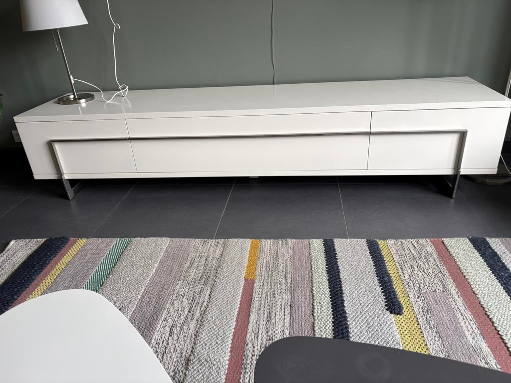 Bert Plantagie Vision Audio tv Meubel/Dressoir kast - Wit, Ophalen, Overige materialen, Zo goed als nieuw, 200 cm of meer