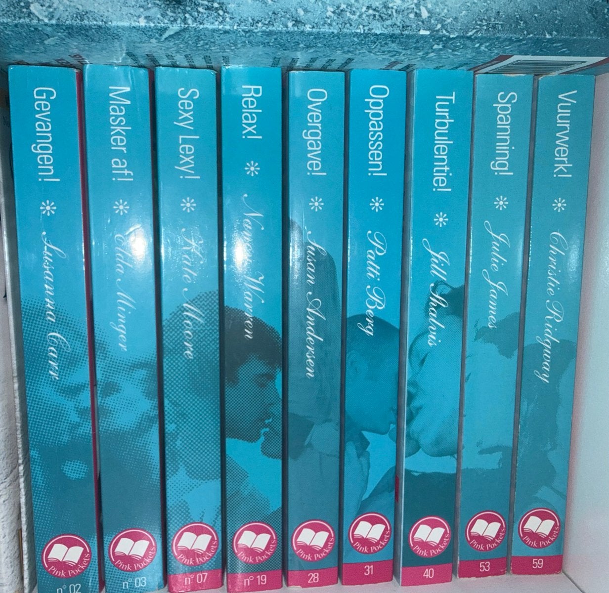 Pink Pockets Romantische Boeken (9 stuks) - alles voor €5, Boeken, Romans, Ophalen, Gelezen, Nederland