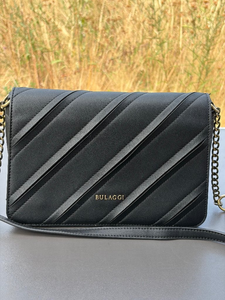 Bulaggi Dia crossbodytas goudkleurige ketting schouderband, Ophalen of Verzenden, Nieuw, Zwart, Schoudertasje
