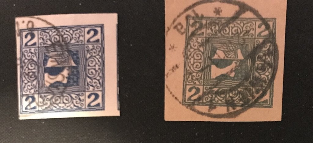 Oostenrijk Mercurius 1908 postzegel ongetand, Ophalen of Verzenden
