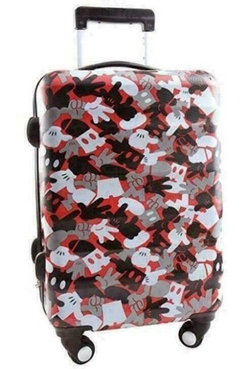ABS Mickey Mouse Trolley Koffer 32 liter - Gratis verzending, Wieltjes, 50 tot 60 cm, Hard kunststof, Nieuw