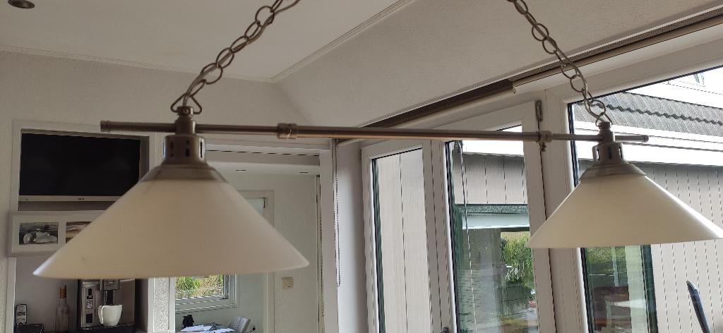hanglamp, Ophalen, Gebruikt, 50 tot 75 cm, Glas