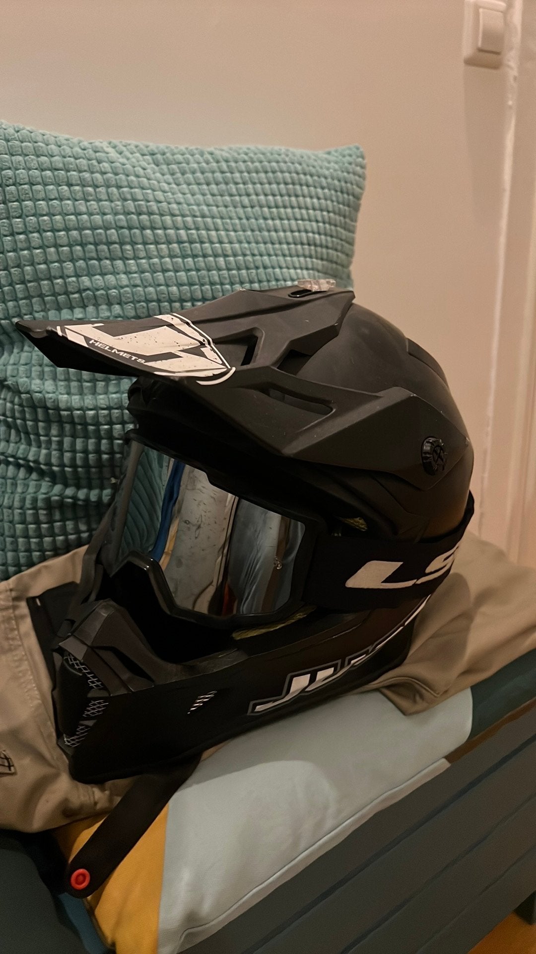 Just1 helm maat M/L + crossbril, Overige merken, Ophalen of Verzenden, L, Tweedehands
