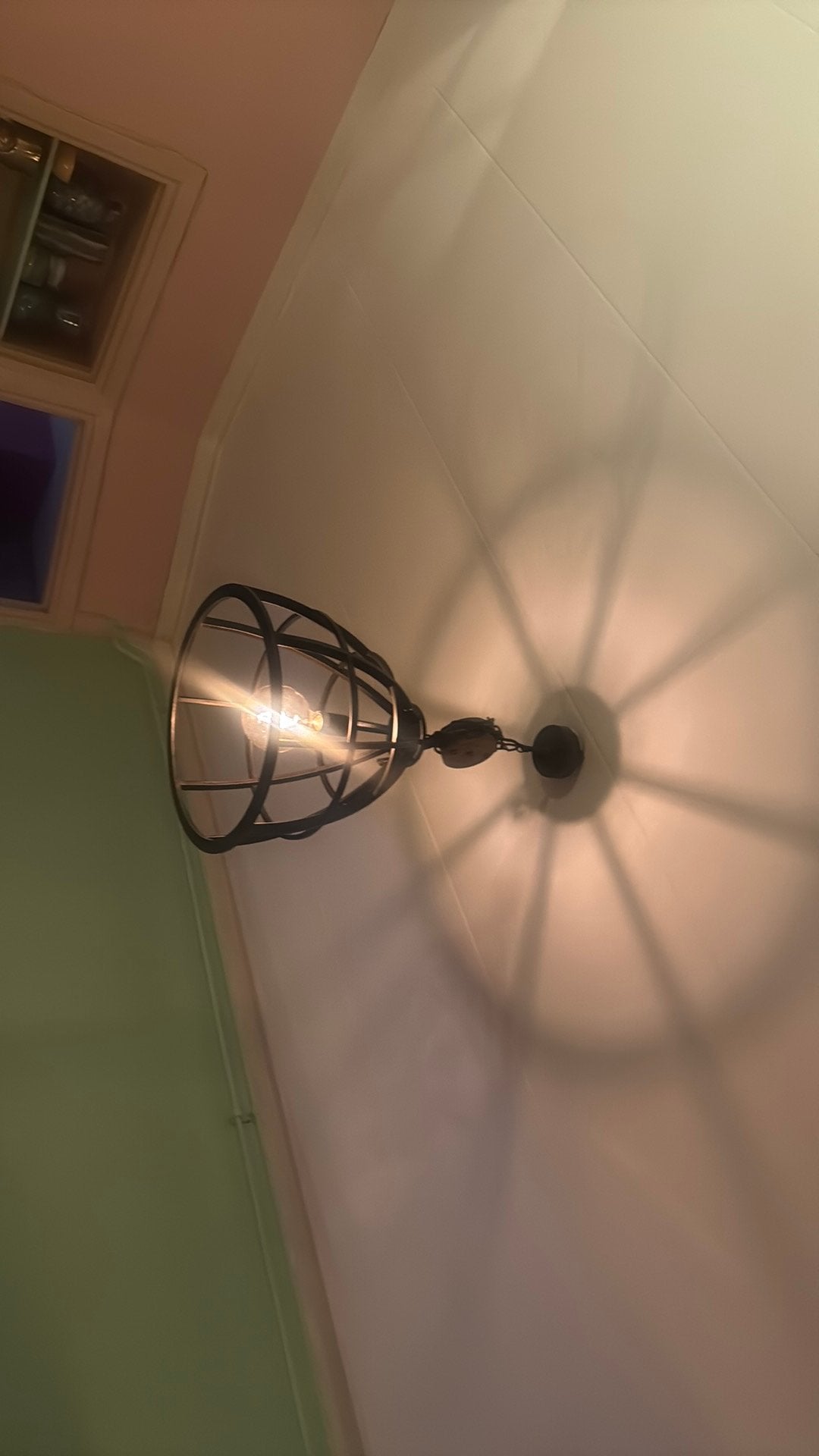 Plafond lamp, Ophalen, Overige materialen, Gebruikt, 50 cm
