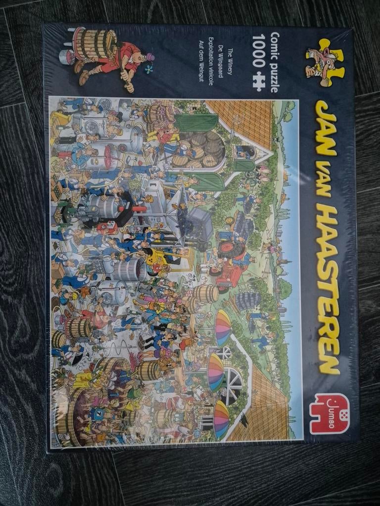 Jan van Haasteren puzzel 1000 stukjes - De Wijngaard, Ophalen of Verzenden
